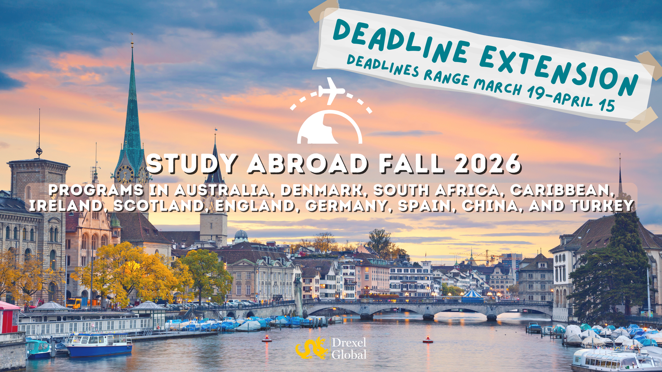 Fall 2026 Study Abroad Program Deadline Extension
